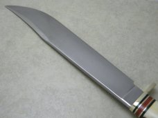 Marbles Gladstone Mich USA Stag/Stag Trailmaker Fixed Blade Sheath Knife c.1990's