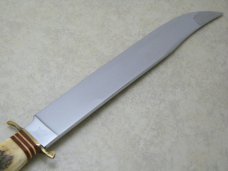 Edge Brand Solingen Germany Stag Gator Hunter Fixed Blade Sheath Knife