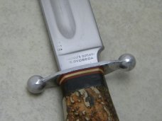 B. Svoboda Solingen Germany Stag Fixed Blade Sheath Knife