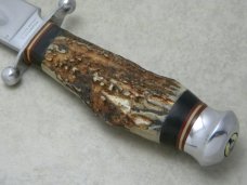 B. Svoboda Solingen Germany Stag Fixed Blade Sheath Knife