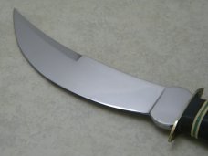C. Jul. Herbertz Solingen Germany Stacked Leather Fixed Blade Sheath Knife