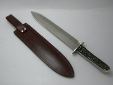 Case XX Stag Rio Grand Camp Knife Bowie Fixed Blade Sheath Knife
