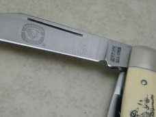 Schrade USA SC505 Scrimshaw Stockman Knife Wood Ducks 1989