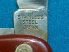 VINTAGE JAPAN  SAK SWISS ARMY STYLE CAMP FOLDING POCKET KNIFE KNIVES OLD
