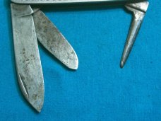 VINTAGE 3 BLADE STAINLESS MILITARY SCOUTS SCOUT CAMPING SURVIVAL FOLDING POCKET KNIFE KNIVES OLD