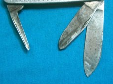 VINTAGE 3 BLADE STAINLESS MILITARY SCOUTS SCOUT CAMPING SURVIVAL FOLDING POCKET KNIFE KNIVES OLD