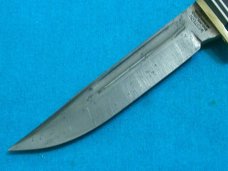 CUSTOM HANDLE WESTERN BOULDER COLO USA P48 PINK BIRD TROUT SKINNING HUNTING FIXED BLADE KNIFE KNIVES