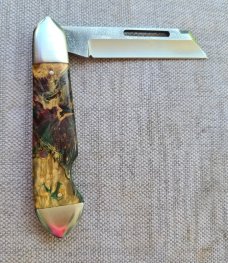 Klassic K'roo Maple EO Bullet Head..N690..4" closed..Scagel Cut..Steel bolsters & caps...slip and co