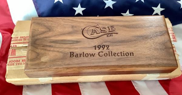 Case xx 1992 Super nice wood Barlow Display-NOS and A Beauty!