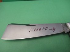 F.Herder.A. S_N Solingen Salesman Sample Bone Handle Marlin Spike Rope Knife  