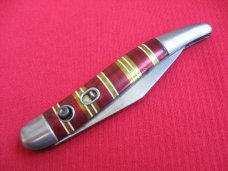 Vintage Imperial Hammer Brand Candy Stripe Toothpick U.S.A. Switchblade Knife