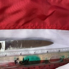 Large J A Henckels 2 Blade Multi Blade/Tool Knife w Great Stag Handles & Twin Men tang stamp