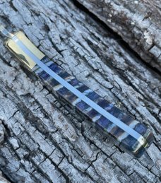 BUCK 113 ** YELLOWHORSE CUSTOM MAMMOTH TOOTH INDIAN CHIEF FIXED BLADE