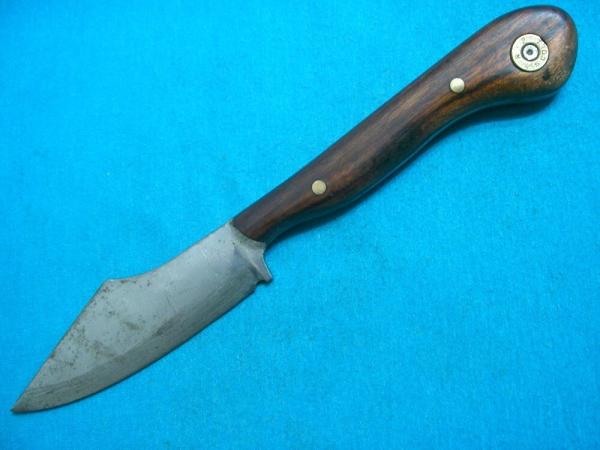 VINTAGE CUSTOM HANDMADE HUNTING SKINNING SURVIVAL FIXED BLADE SHEATH KNIFE KNIVES OLD