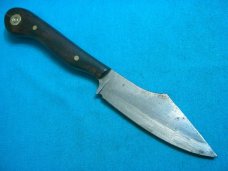 VINTAGE CUSTOM HANDMADE HUNTING SKINNING SURVIVAL FIXED BLADE SHEATH KNIFE KNIVES OLD