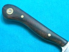 VINTAGE CUSTOM HANDMADE HUNTING SKINNING SURVIVAL FIXED BLADE SHEATH KNIFE KNIVES OLD
