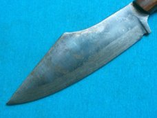 VINTAGE CUSTOM HANDMADE HUNTING SKINNING SURVIVAL FIXED BLADE SHEATH KNIFE KNIVES OLD