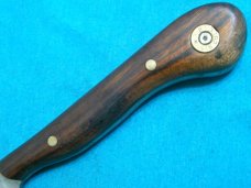 VINTAGE CUSTOM HANDMADE HUNTING SKINNING SURVIVAL FIXED BLADE SHEATH KNIFE KNIVES OLD