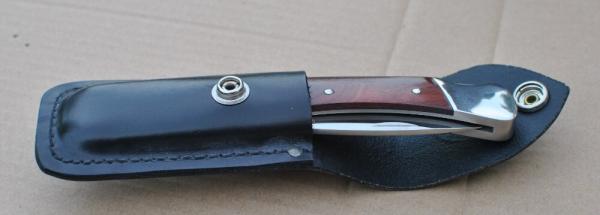 Buck 500 Duke Date Code 1998 Mint With Original Sheath marked 500 Rosewood Handles 