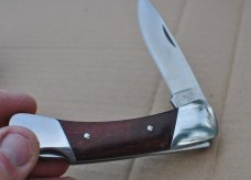 Buck 500 Duke Date Code 1998 Mint With Original Sheath marked 500 Rosewood Handles 