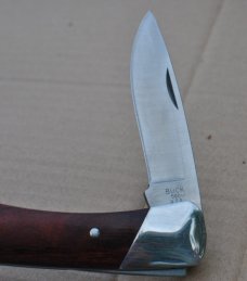 Buck 500 Duke Date Code 1998 Mint With Original Sheath marked 500 Rosewood Handles 
