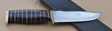 Elmer Keith Guns & Ammo Knife 1st Series Japan Early 60's Original Sheath 10" Used Full Tang