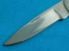 VINTAGE SCRIPT STAMP MICARTA BUCK SQUIRE 501 USA LOCKBACK FOLDING HUNTER POCKET KNIFE KNIVES OLD
