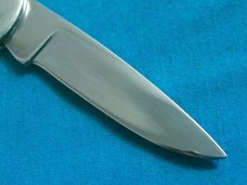 VINTAGE SCRIPT STAMP MICARTA BUCK SQUIRE 501 USA LOCKBACK FOLDING HUNTER POCKET KNIFE KNIVES OLD