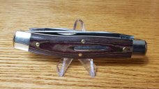 Great Eastern Cutlery 818222 Red Onion Micarta Knife New/Mint With Tube, Button & Waxed Paper. 