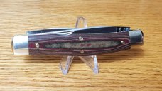 Great Eastern Cutlery 818222 Red Onion Micarta Knife New/Mint With Tube, Button & Waxed Paper. 