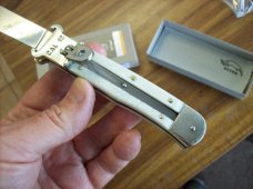 Hubertus Knife Shellpuller Patronenzieher Large Size 11 White Bone UNUSED NIB.