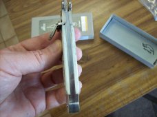 Hubertus Knife Shellpuller Patronenzieher Large Size 11 White Bone UNUSED NIB.