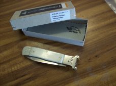 Hubertus Knife Shellpuller Patronenzieher Large Size 11 White Bone UNUSED NIB.