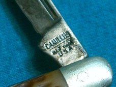 VINTAGE CAMILLUS NEW YORK USA 77 SMALL 3 BLADE STOCKMAN FOLDING POCKET KNIFE KNIVES OLD