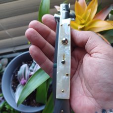 Frank Beltrame 11inch mother of pearl 