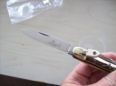 Vintage Hubertus Knife West German Large Size 11 Stag/Antler UNUSED