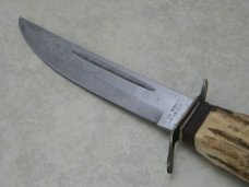 Anton Wingen Solingen Germany Othello Stag Fixed Blade Sheath Knife