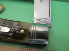 Great Eastern Northfield Gren Bone Bullet Shield Lock Back Model # 721123LB