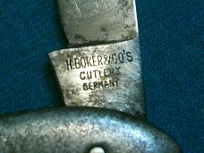 VINTAGE H BOKER CO'S CUTLERY GERMANY TREE BRAND LOBSTER PEN FOLDING POCKET PEN JACK KNIFE KNIVES OLD