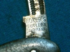VINTAGE H BOKER CO'S CUTLERY GERMANY TREE BRAND LOBSTER PEN FOLDING POCKET PEN JACK KNIFE KNIVES OLD