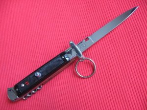 Vintage French Cartailler-Deluc 5 Blade Ring Pull Stiletto Knife - New in Box.