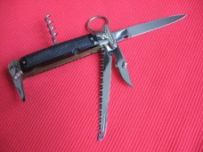 Vintage French Cartailler-Deluc 5 Blade Ring Pull Stiletto Knife - New in Box.