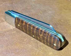 A. Wright & Son, Traditional BARLOW-LAMBSFOOT with Snakewood scales and Lambsfoot Blade.