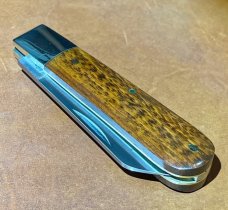 A. Wright & Son, Traditional BARLOW-LAMBSFOOT with Snakewood scales and Lambsfoot Blade.