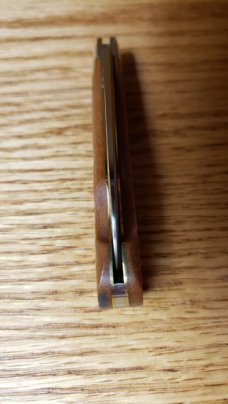 Great Eastern Cutlery Jig Natural Linen Micarta Knife Easy Open 562123EO New/Mint in Original Tube.