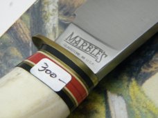 Marbles Gladstone MI USA Stag/Aluminum Woodcraft Fixed Blade Sheath Knife in Box c.1990's