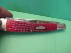 Case XX 1889 to 1989 Centennial Large Red Bone Banana Trapper Pattern # R6251 SS