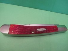 Case XX 1889 to 1989 Centennial Large Red Bone Banana Trapper Pattern # R6251 SS