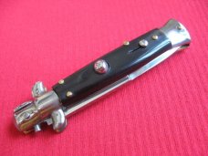 Oreste Dibon Italian 16cm. Horn STILETTO Switchblade Knife - New Old Stock