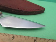 Schrade Old Timer Brown Saw Cut Delrin Handle Fixed Blade Pattern # 156OT